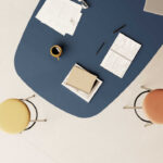 Kusch + Co Creva High Meeting Table rear view