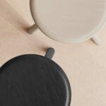 Kusch + Co Creva Stool 4-Leg Beech Wood Backless Stool detail view