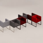 Nowy Styl Dallas Armchair Double Cantilever Sled Base