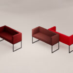 Nowy Styl Dallas Duo 2-Seater Sofa Sled Base