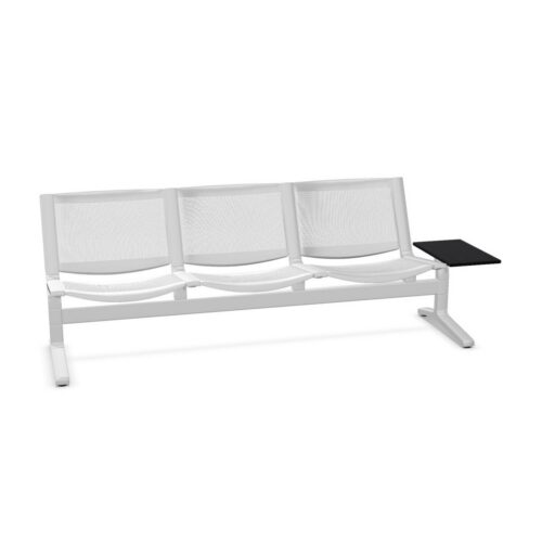 Kusch + Co 8000 3-Seater Beam Bench Perforated Steel