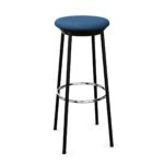 Kusch + Co Creva High Stool 4-Leg Upholstered