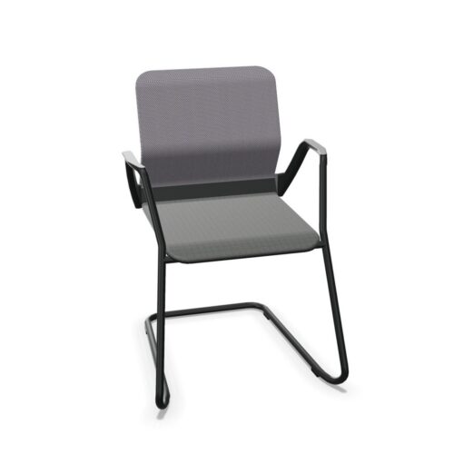 Nowy Styl Visitor Chair Upholstered Cantilever Conference Chair