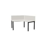 Nowy Styl Sqart I-Leg A120 Corner Desk With Upper Panels