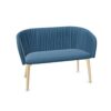 Nowy Styl Naudu Wavy 2-Seater Sofa 4 Wooden Legs