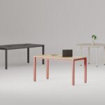 Nowy Styl Easy Space Round Meeting Table I-Leg Base