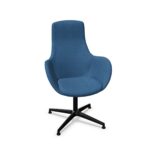 Kusch + Co Lupino Swivel Armchair High Back Upholstered