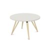Nowy Styl Tauko Round Conference Table With V-Leg Base