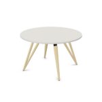 Nowy Styl Tauko Round Conference Table With V-Leg Base