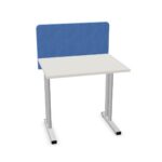 Nowy Styl Easy Space C-Leg Desk With Upper Upholstered Panel