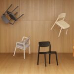 Kusch + Co Embla Upholstered 4-Leg Frame Chair