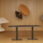 Kusch + Co Embla Square Meeting Table lifestyle view