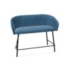 Nowy Styl Naudu High Sofa 2-Seater Wavy Back