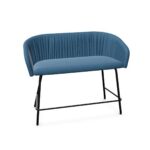 Nowy Styl Naudu High Sofa 2-Seater Wavy Back