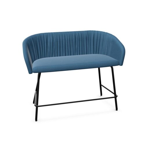 Nowy Styl Naudu High Sofa 2-Seater Wavy Back