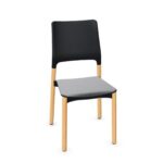 Kusch + Co Arn 4-Leg Frame Chair High Plastic Back