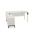Nowy Styl CS5040 Desk With Sideboard I-Leg Frame