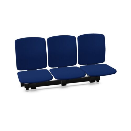 Kusch + Co V-Care Fold 3-Seater Upholstered Bench Wall-Mounted