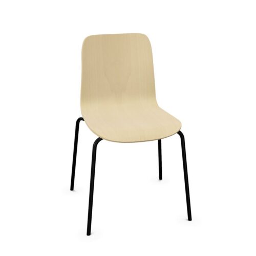 Nowy Styl Vapaa Frame Chair 4-Leg Wooden Meeting Chair