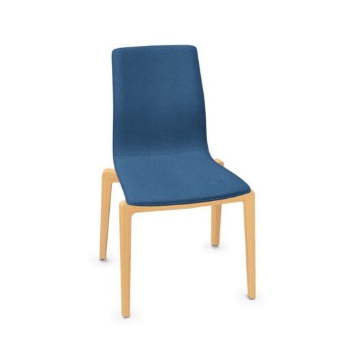 Kusch + Co Yara Upholstered Four-Leg Frame Chair
