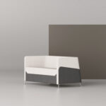 Nowy Styl Granite 2-Seater Sofa angled view