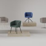 Nowy Styl Hello Armchair 4-Leg Frame room view