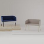Nowy Styl Hello 2-Seater Sofa 4-Leg Lwm Frame