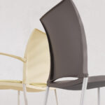 Kusch + Co Hola Frame Chair 4-Leg Plastic Seat detail view