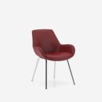 Kusch + Co Lupino Hocker 4-Leg Stool front view