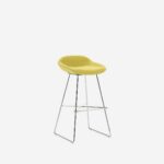 Kusch + Co Lupino Hocker Cantilever Stool three-quarter view