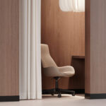 Kusch + Co Lupino Armchair 4-Leg Frame High-Back Upholstered room view