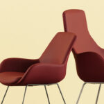 Kusch + Co Lupino Swivel Armchair room scene