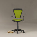 Nowy Styl Sohos By Nowy Styl Ministyle GTP28 Alu Kids Swivel Chair angled view