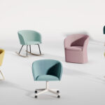 Nowy Styl Naudu Wavy Rocking Armchair