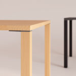 Kusch + Co Pinta Meeting Table I-Leg detail view