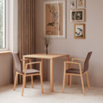 Kusch + Co Pinta Meeting Table Square three quarter view