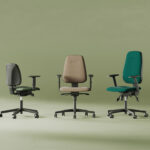 Nowy Styl Segla Upholstered Low-Back Swivel Chair