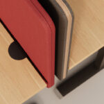Nowy Styl Sileo Evo Front Felt Desk Panel detail view