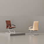Nowy Styl Tiger Up High-Back Cantilever Meeting Chair Upholstered