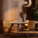Kusch + Co Universo 4-Leg Upholstered Stool three-quarter view