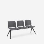 Kusch + Co Universo Bench 4-Seater Beam Seating front view