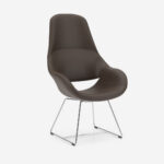 Kusch + Co Volpe Armchair Upholstered 4-Leg Frame