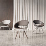 Kusch + Co Volpino Armchair X-Sled Frame