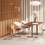 Kusch + Co Volpino Armchair X-Sled Frame room view