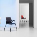 Nowy Styl Youteam Cantilever Meeting Chair Upholstered Seat Back
