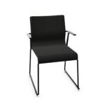 ICF Stick Cantilever With Armrests Upholstered Conference Chair