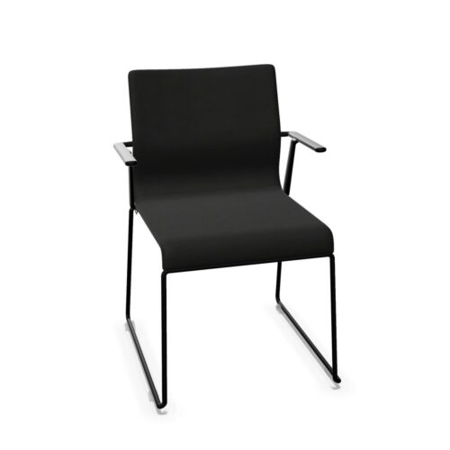 ICF Stick Cantilever With Armrests Upholstered Conference Chair