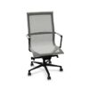 ICF Una Swivel Chair With Armrests Mesh Office Chair