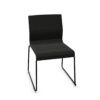 ICF Stick Skid With Armrests Mesh Conference Chair