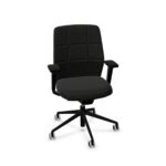 ICF Dce Task With Armrests Padded Office Chair